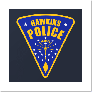 Hawkins Police badge Posters and Art